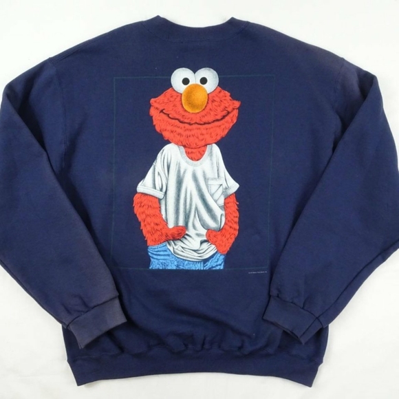 Sesame Street Other - NWT vintage 90s Sesame St Elmo crewneck